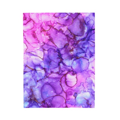 Violet Dream: Velveteen Plush Blanket - Image 5