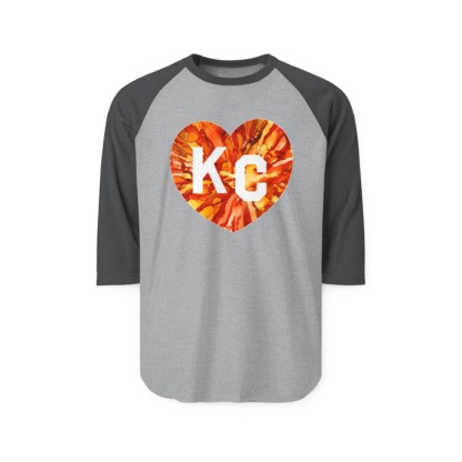 Heart of KC - Chiefs - Jersey Tee - Image 3