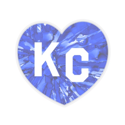 Heart of KC : Royals Kiss-Cut Sticker - Image 13