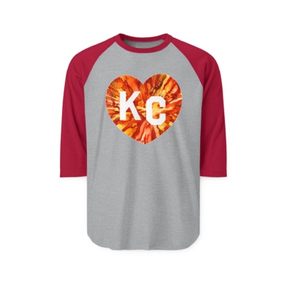 Heart of KC - Chiefs - Jersey Tee - Image 9