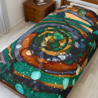 Galaxy: Velveteen Plush Blanket