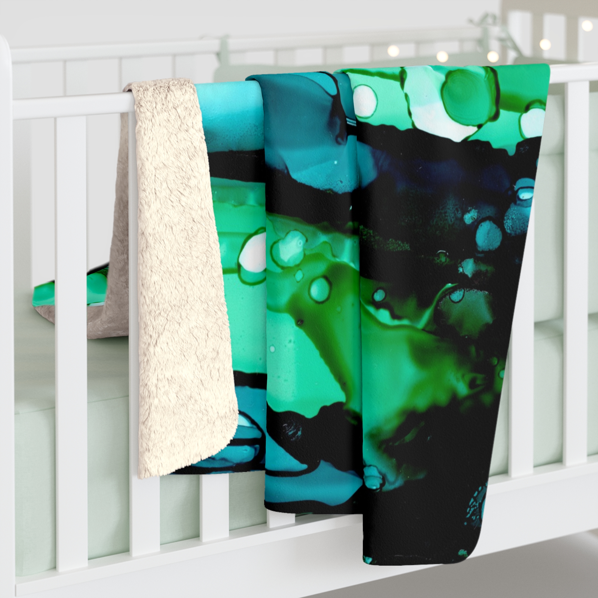 Under the Sea : Sherpa Fleece Blanket - Image 8