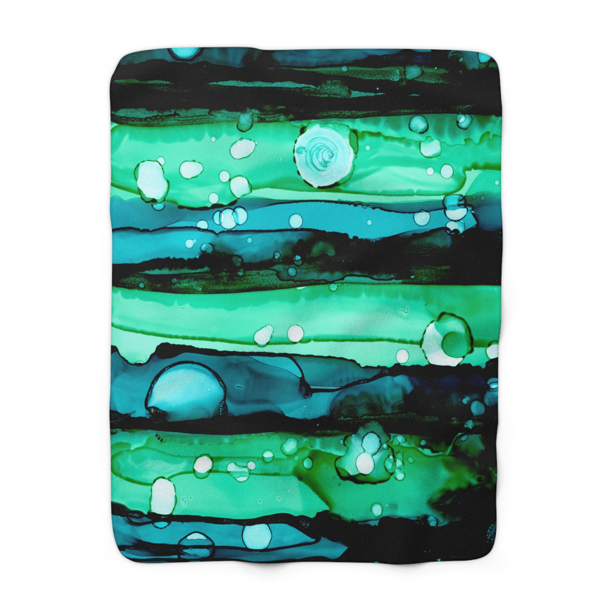 Under the Sea : Sherpa Fleece Blanket - Image 5