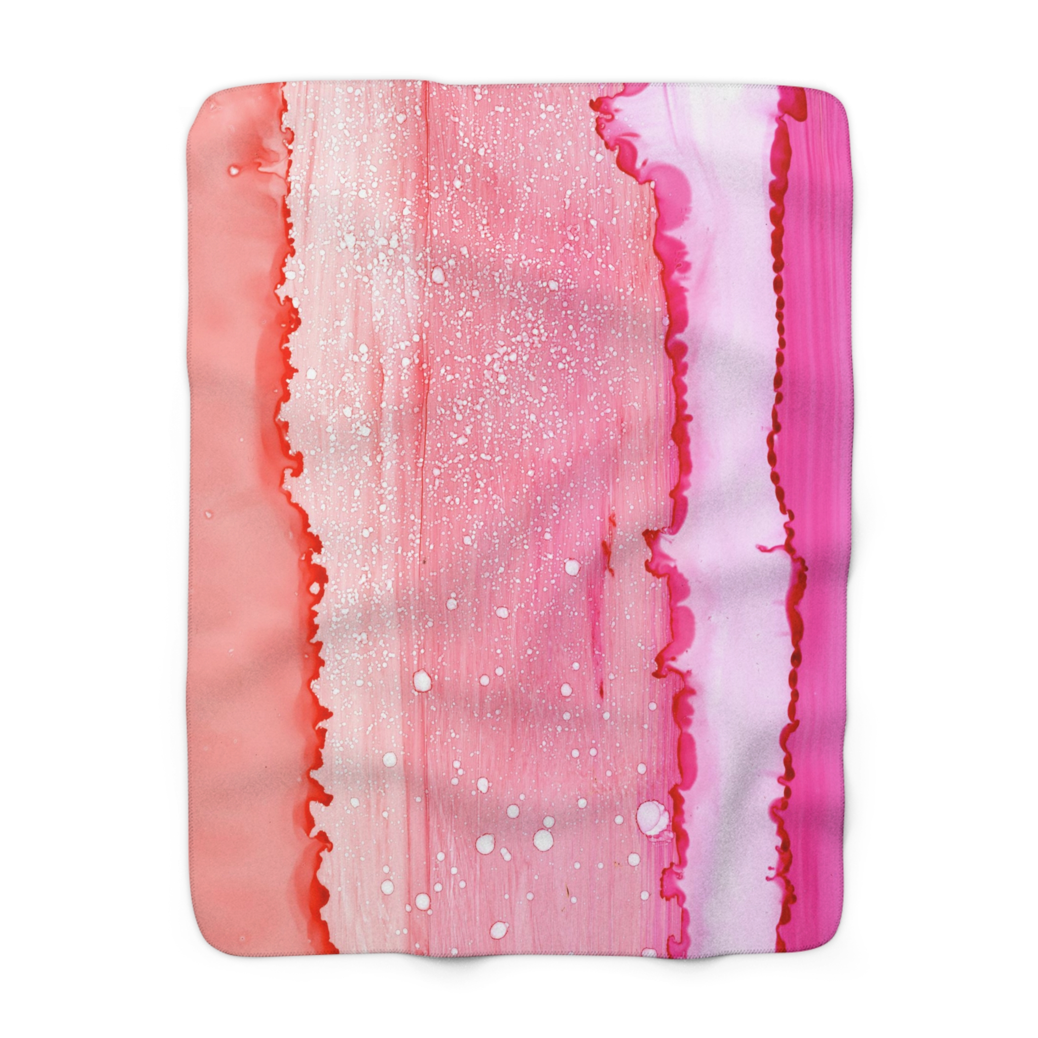 Pink Sunset : Sherpa Fleece Blanket - Image 5