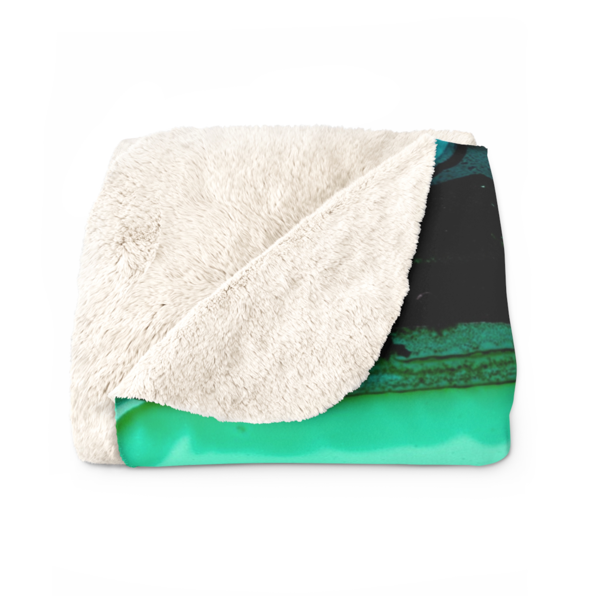 Under the Sea : Sherpa Fleece Blanket - Image 6