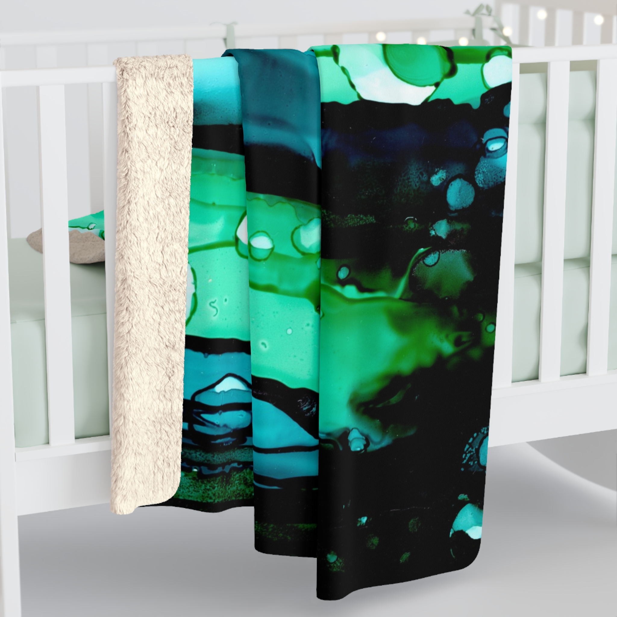 Under the Sea : Sherpa Fleece Blanket - Image 2