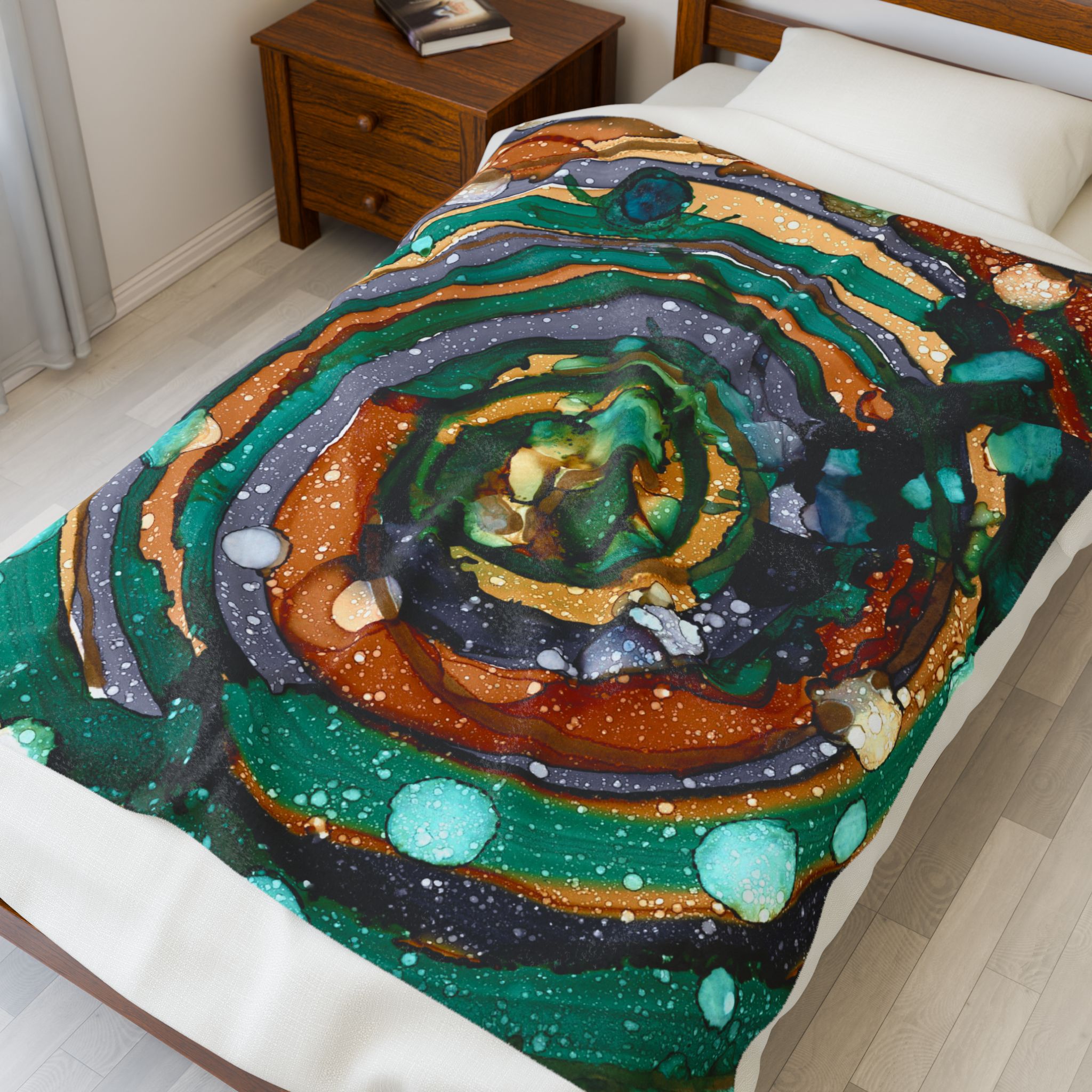 Galaxy: Velveteen Plush Blanket - Image 11