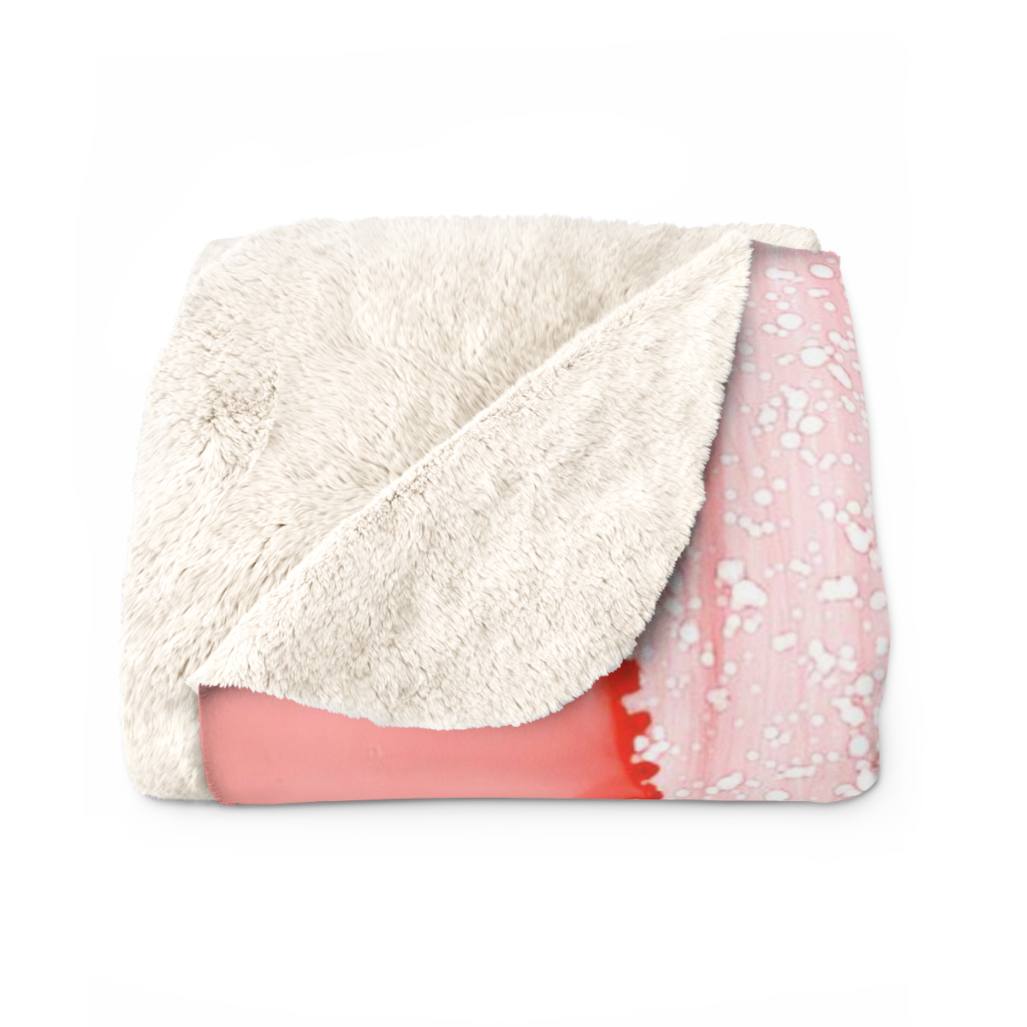 Pink Sunset : Sherpa Fleece Blanket - Image 6